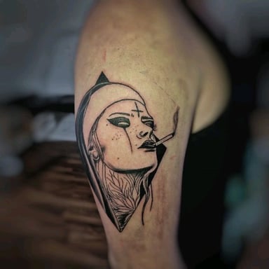 TattooGigs tattoo from Gheorghe  A tattoo artist (Blackwork style)