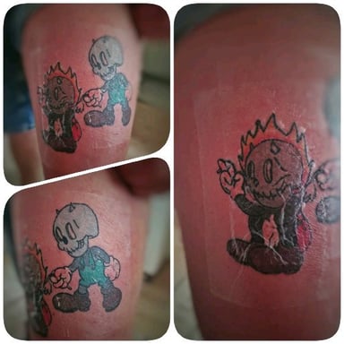 TattooGigs tattoo from Gheorghe  A tattoo artist (American traditional, Horror, New school, Illustrative style)