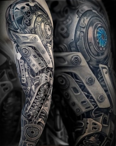 TattooGigs tattoo from Dmytro  K tattoo artist (Biomechanical style)