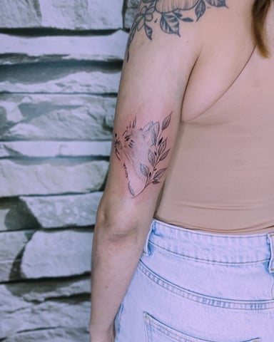 TattooGigs tattoo from Kat A tattoo artist (Portrait, Ornamental, Blackwork, Illustrative style)
