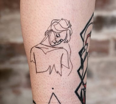 TattooGigs tattoo from Maude D tattoo artist (Sketch, Fine-line style)