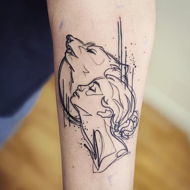 TattooGigs tattoo from Maude D tattoo artist (Illustrative, Sketch style)
