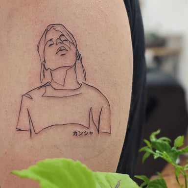 TattooGigs tattoo from Maude D tattoo artist (Sketch, Fine-line style)