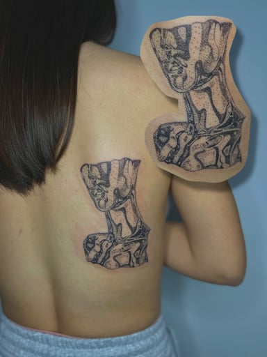 TattooGigs tattoo from Evina B tattoo artist (Dotwork, Abstract style)