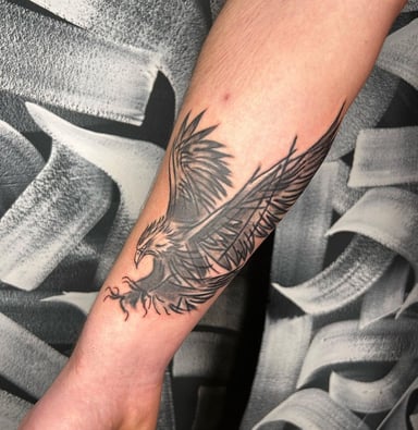 TattooGigs tattoo from Evina B tattoo artist (Black and grey, Sketch style)