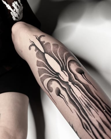 TattooGigs tattoo from Lisa L tattoo artist (Blackwork, Dotwork, Abstract style)