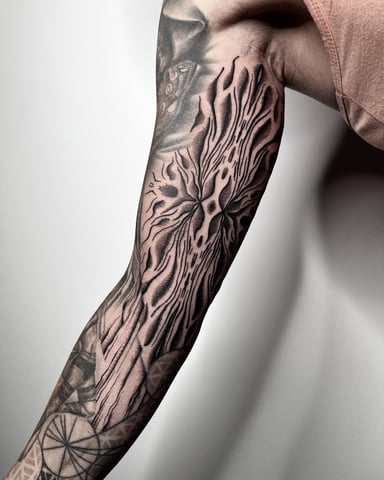 TattooGigs tattoo from Lisa L tattoo artist (Tribal, Dotwork, Abstract style)