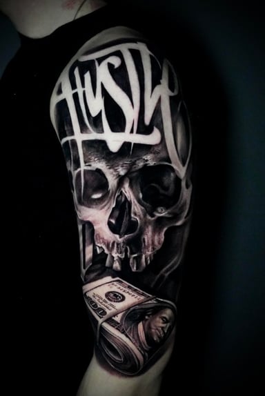 TattooGigs tattoo from Aureus T tattoo artist (Realism, Portrait, Black and grey style)