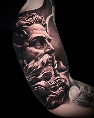 TattooGigs tattoo from Aureus T tattoo artist (Realism, Portrait, Black and grey style)