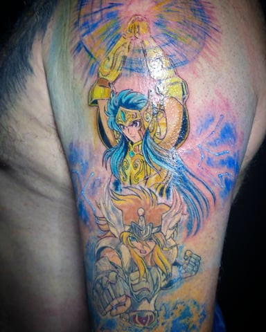 TattooGigs tattoo from Lee C tattoo artist (Otaku style)