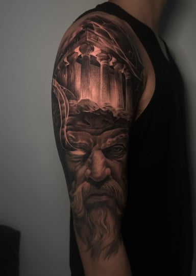 TattooGigs tattoo from Lucky V tattoo artist (Realism, Black and grey style)