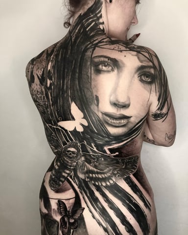 TattooGigs tattoo from Ben R tattoo artist (Realism, Black and grey, Blackwork style)