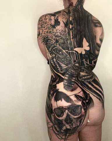 TattooGigs tattoo from Ben R tattoo artist (Realism, Black and grey, Blackwork style)