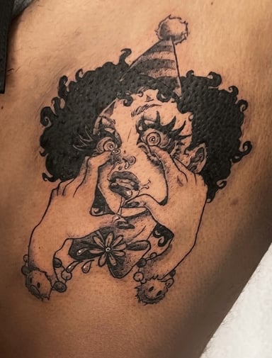 TattooGigs tattoo from Mirna R tattoo artist (Blackwork, Horror, Illustrative style)