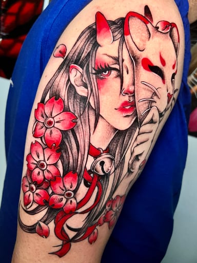 TattooGigs tattoo from Mirna R tattoo artist (Neo-traditional, Horror, Illustrative style)