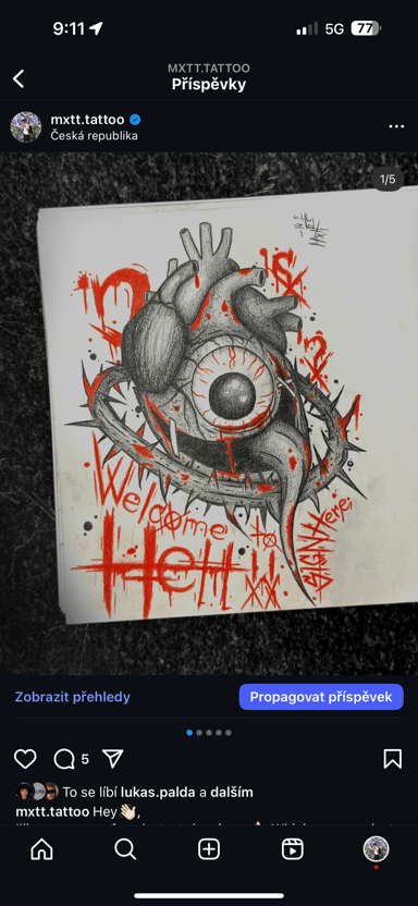 TattooGigs tattoo from Matěj P tattoo artist ( style)