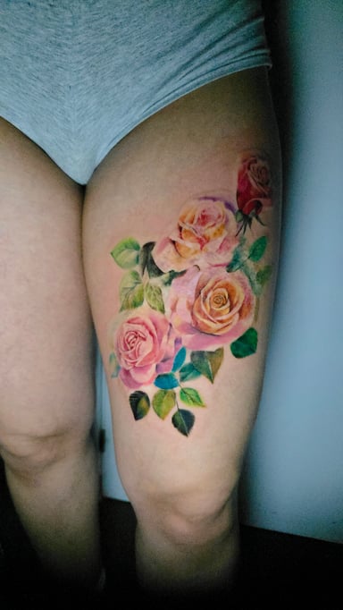 TattooGigs tattoo from Manuel  E tattoo artist (Illustrative, Watercolor, Surrealism, Fine-line style)