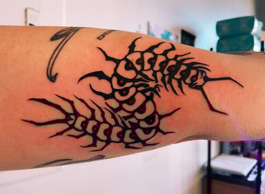 TattooGigs tattoo from Wolfe • Lilith O tattoo artist (Blackwork, Horror, Otaku, Illustrative style)