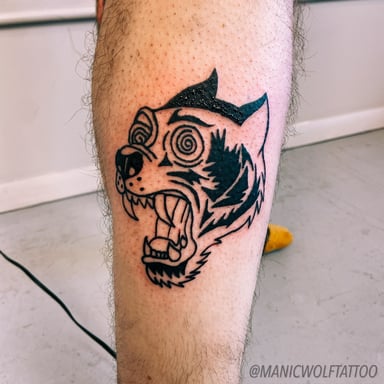 TattooGigs tattoo from Wolfe • Lilith O tattoo artist (Neo-traditional, Blackwork, Illustrative, Abstract style)