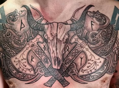 TattooGigs tattoo from Neil  G tattoo artist (Black and grey, Dotwork, Fine-line style)