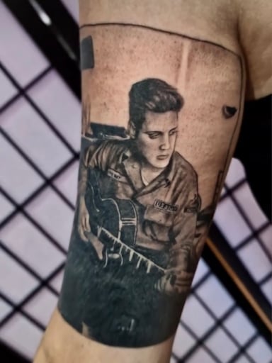 TattooGigs tattoo from Neil  G tattoo artist (Realism, Portrait, Black and grey, Fine-line style)