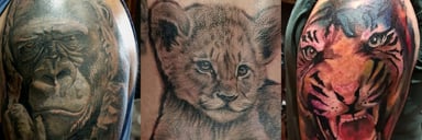 TattooGigs tattoo from Neil  G tattoo artist (Realism, Portrait, Black and grey, Chicano, Fine-line style)
