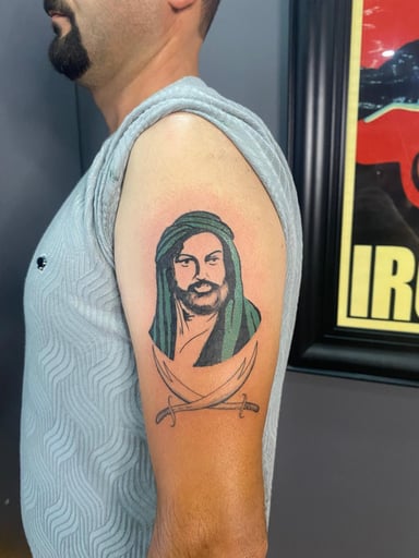 TattooGigs tattoo from Baran Ç tattoo artist (American traditional, Realism, Portrait, Black and grey, Sketch, Fine-line style)